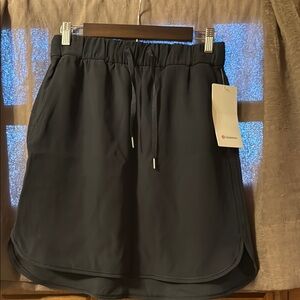 Lululemon Athletica Black Asymmetrical Skirt